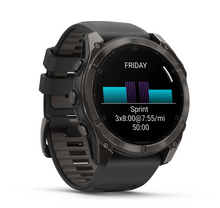 Load image into Gallery viewer, Carbon Gray DLC Titanium with Black/Pebble Gray Silicone