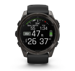 Carbon Gray DLC Titanium with Black/Pebble Gray Silicone