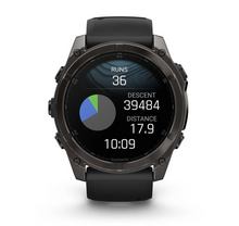 Load image into Gallery viewer, Carbon Gray DLC Titanium with Black/Pebble Gray Silicone