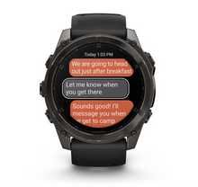 Load image into Gallery viewer, Carbon Gray DLC Titanium with Black/Pebble Gray Silicone