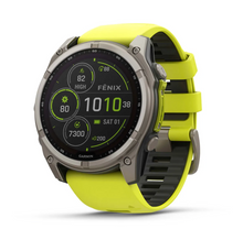 Load image into Gallery viewer, Titanium with Amp Yellow/Graphite Silicone