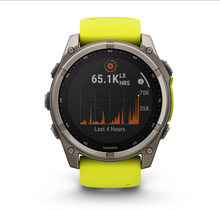 Load image into Gallery viewer, Titanium with Amp Yellow/Graphite Silicone