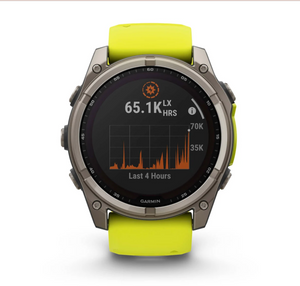 Titanium with Amp Yellow/Graphite Silicone