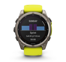 Load image into Gallery viewer, Titanium with Amp Yellow/Graphite Silicone