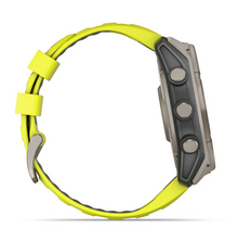 Load image into Gallery viewer, Titanium with Amp Yellow/Graphite Silicone