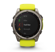 Load image into Gallery viewer, Titanium with Amp Yellow/Graphite Silicone