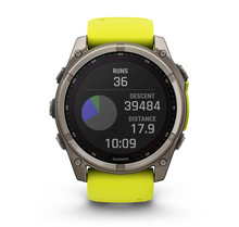 Load image into Gallery viewer, Titanium with Amp Yellow/Graphite Silicone