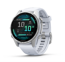 Load image into Gallery viewer, Silver with Whitestone Silicone Band