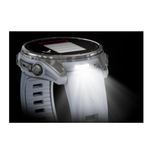 Load image into Gallery viewer, Silver with Whitestone Silicone Band