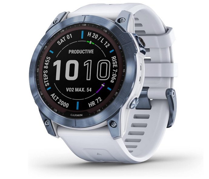 Mineral Blue Ti w/Whitestone Band