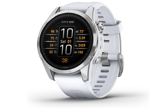 Stainless Steel w/Whitestone Band 42 MM
