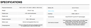 Approach® R50 Premium Golf Launch Monitor and Simulator