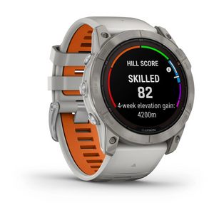 Titanium with Fog Gray/Ember Orange Band
